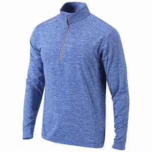 Columbia Camisas Casuales Omni-Wick™ Power Fade Golf 1/4 Zip Hombre Azules (938GTODIK)